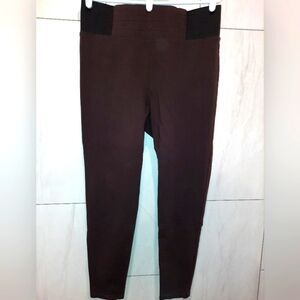 Maurices Full Length High-rise Brown Leggings Size 1 Regular EUC